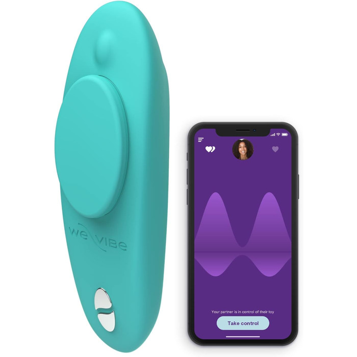 We-Vibe Moxie: Вібратор-кліторальний масажер, портативний, 10 режимів, водонепроникний