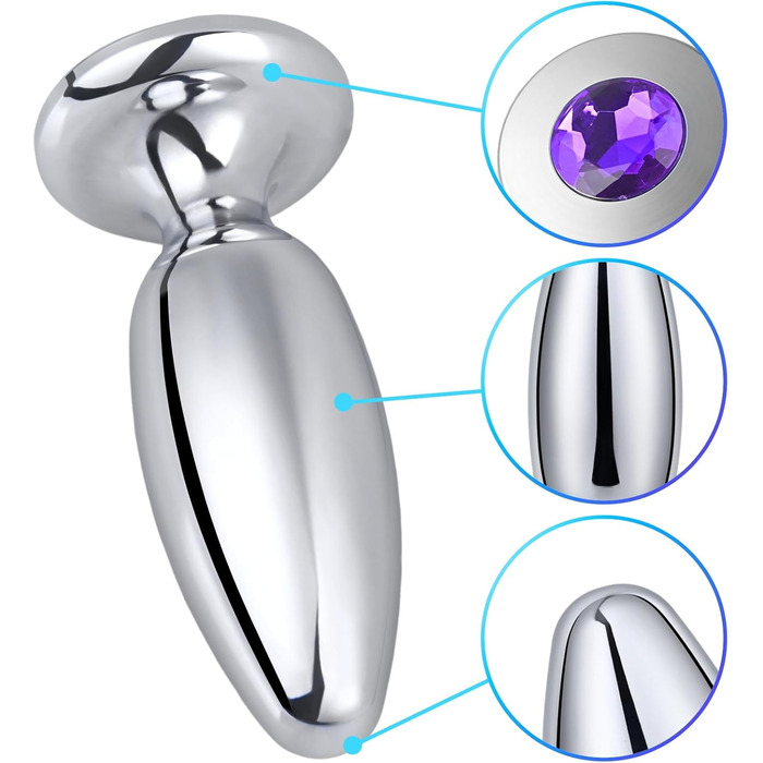 Анальний плагін з нержавіючої сталі з кулями для анусу - SM іграшка для жінок, пар, чоловіків