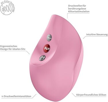 Fun Factory Delicia: Безконтактний вібратор для клітора з 11 програмами, водонепроникний (IPX7), USB-C зарядка - секс-іграшка для жінок