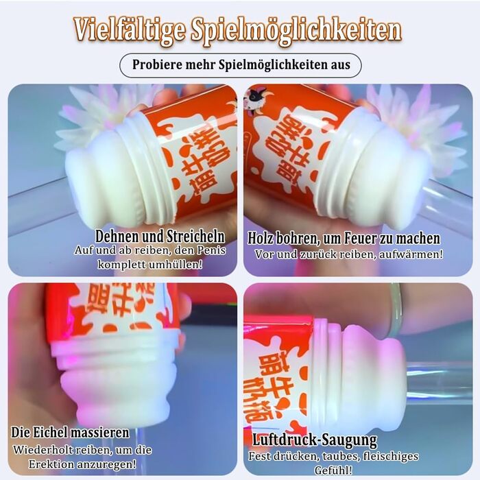 Набір секс-іграшок для чоловіків Kuaecr: 3 шт. (вагіна, анус, чаша)