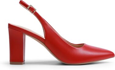 Жіночі туфлі-човники Dream Pairs з відкритим каблуком (Slingback), червоні, розмір 40.5 EU