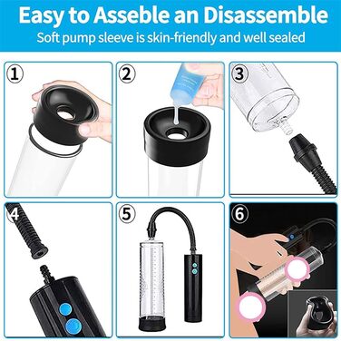 Електрична вакуумна помпа для збільшення пеніса Lmgoc Neu - 4 режими, для чоловіків
