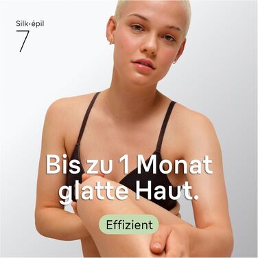 Епілятор Braun Silk-épil 7 7-011 для жінок, сріблястий: водонепроникний, для вологого та сухого використання, з бритвою та набором аксесуарів