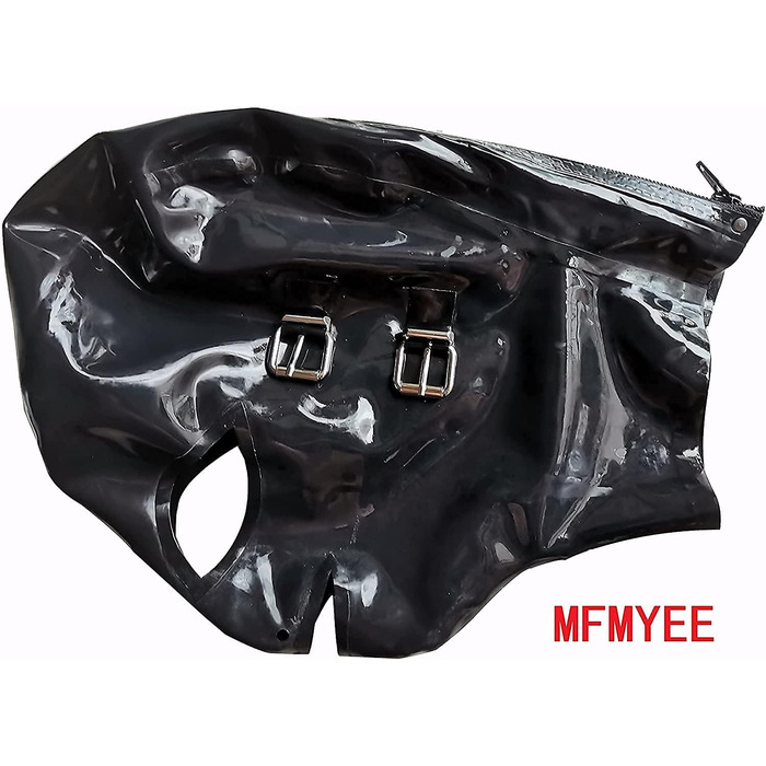 Латексна маска, гумовий дildo, SM-фетиш, плуг для пеніса, бондж, маска для рольових ігор