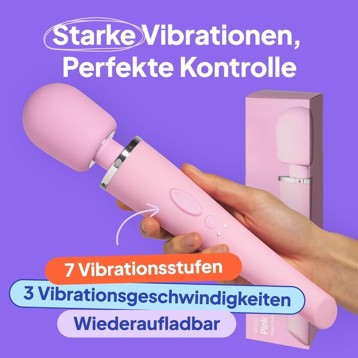 Масажер для тіла Luxy Silver (Pink) - Бездротовий вібратор для жінок з 10 режимами