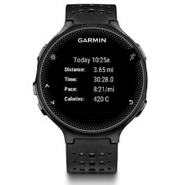 Смарт-годинник Garmin Forerunner 235 WHR з вимірюванням пульсу та сповіщеннями зі смартфона, сірий