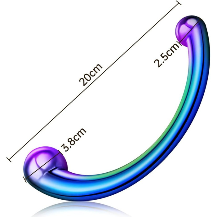 Анальний масажер для чоловіків та жінок Roluck з нержавіючої сталі, стимулятор G-точки, анальний плагін