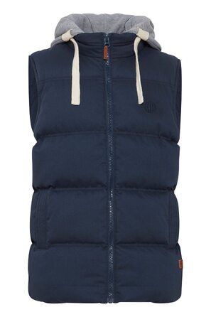 Чоловіча стібана жилетка Blend BHJens Outdoor темно-синього кольору (S, Navy)