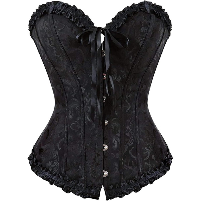 Корсет EVAbaby сексуальний для жінок XS чорний зі сталевими ребрами