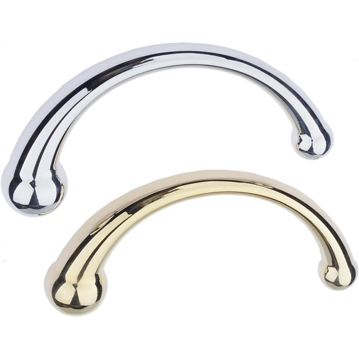 Масажер G-Spot, анальний плагін з металу, стимулятор для чоловіків та жінок, для масажу простати та G-Spot (сріблястий, M - 20 см)