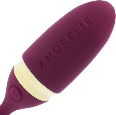 AMORELIE Flirt – Вібратор для пальців | Водонепроникний | З м'якого силікону, Червоний