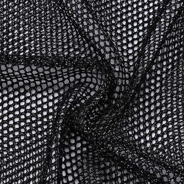 Чоловіча футболка BIATWOWR з прозорими рукавами, тонка майка, чорна (XL)