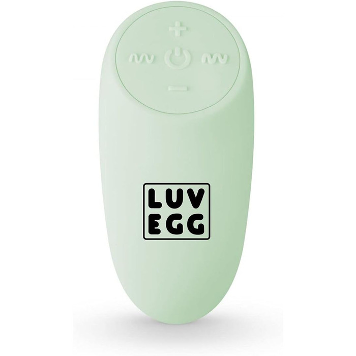 Вібраційний масажер LUV EGG з пультом дистанційного керування - для пар та новачків. 10 режимів, водонепроникний, перезаряджається, зелено-блакитний