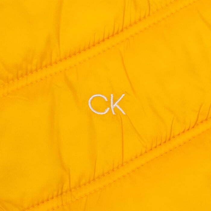 Чоловічий гібридний гольф-жилет Calvin Klein Frontera на блискавці, гірчичний, розмір XXL