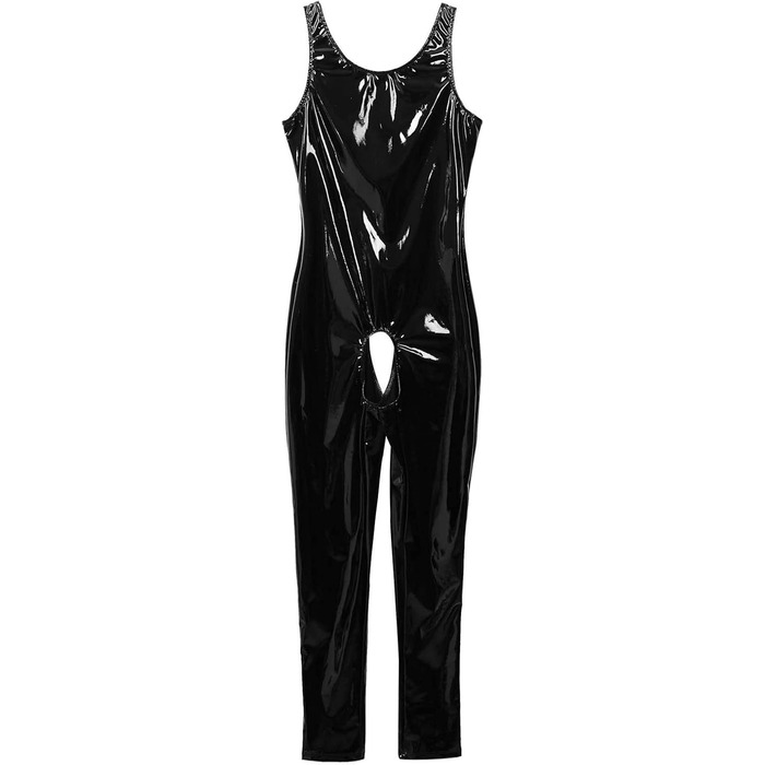 Жіночий комбінезон Wetlook з відкритим промежинним швом, WNRLL - ідеальний вибір для вечірок та клубів