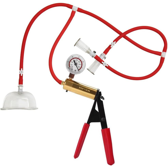 Набір ніпельних сосків 3-в-1 з ручною вакуумною помпою для жінок. Масажер клітора, вагінальна насос, вагінальний сосок.