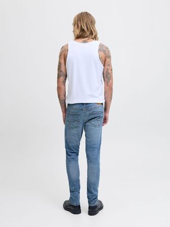 Чоловічі джинси Slim Fit JACK & JONES JJIGLENN JJORIGINAL SQ 030 NOOS, синій денім, 33W / 32L