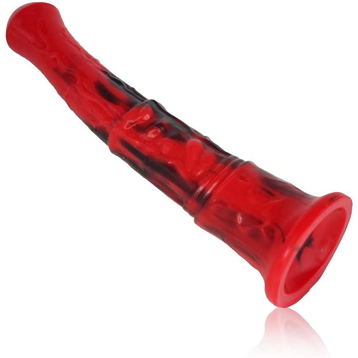 Аналдильдо Roluck 27 см для чоловіків та жінок: стимулятор G-точки, масажер простати, анальний секс-іграшка (червоний + чорний)