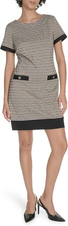Сукня Tommy Hilfiger жіноча короткий рукав Scuba Crepe Multi (40, коричневий)