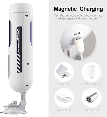 Електричний мастурбатор для чоловіків з телескопічними режимами - секс-іграшка преміум-якість