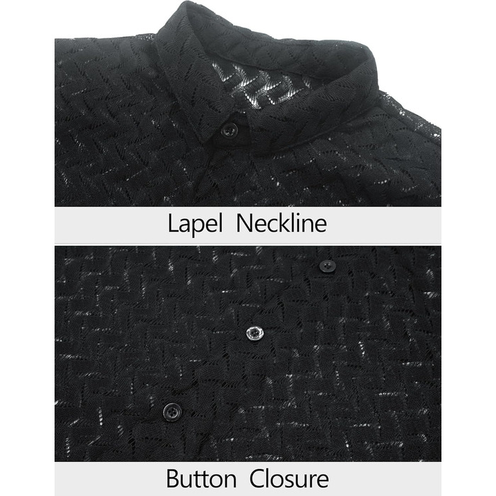 Футболка AIEOE для чоловіків, сітка, прозора, чорна (L)