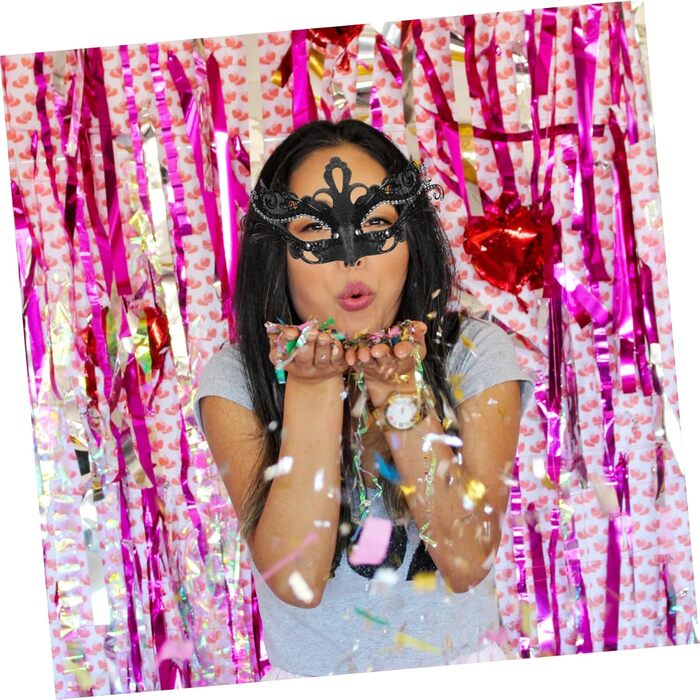 Маска на Хелловін Holibanna з 4-ма кульками: косплей, вечірка, маскарадна маска, аксесуар