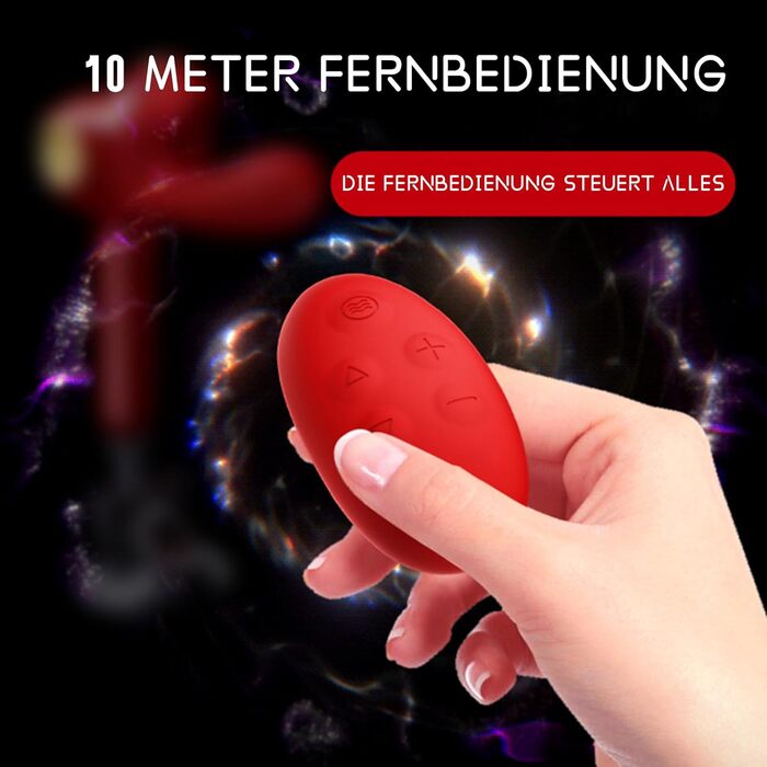 Вібратор для жінок з 10 функцій вібрації, сильний присосок, нагрівається до 42°C, стимулятор G-точки, для пар