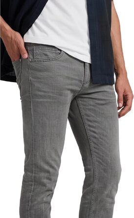 Чоловічі джинси Tom Tailor Denim Aeden Straight, сірі (Mid Stone Grey), розмір 34W/32L