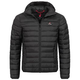 Чоловіча демісезонна стібана куртка Höhenhorn Balmhorn з капюшоном, Midnight Black, розмір XL