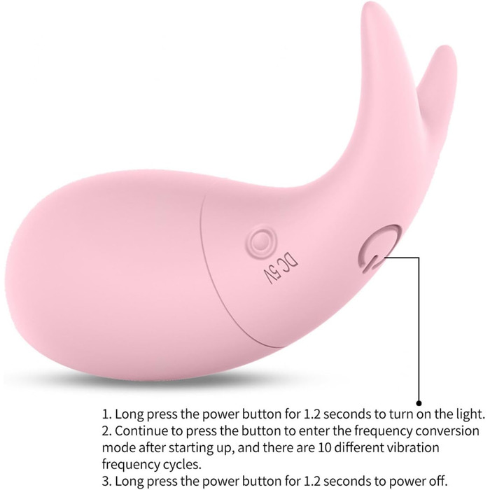 Вібратор з дистанційним керуванням через додаток, 10 режимів вібрації для жінок, портативний G-spot вібратор для пар, рожевий
