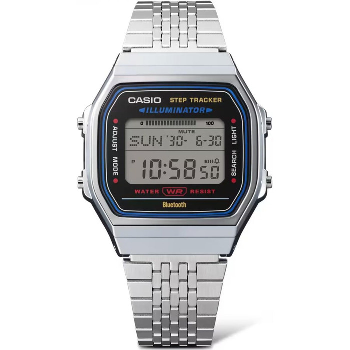 Наручний годинник Casio Vintage Iconic ABL-100WE-1AEF унісекс, сріблястий