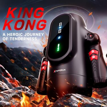 Електричний мастурбатор для чоловіків з LCD-дисплеєм, 9 режимів насосу та 5 режимів вібрації