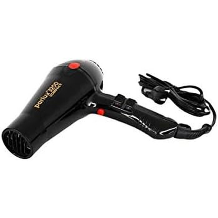 Професійний фен для волосся Parlux 3200 Plus Black для жінок та чоловіків, для догляду та стайлінгу, модель 995-36016