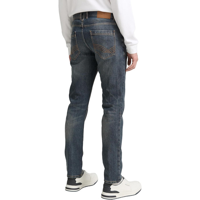 Чоловічі джинси Tom Tailor Marvin Straight, прямий крій, Mid Stone Wash Denim, розмір 34W/32L