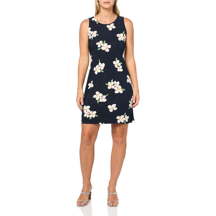 Сукня Tommy Hilfiger Scuba Crepe з кишенями, Sky Captain Multi, 12 Petite