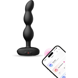 Вібратор анальний LOVENSE Ridge з пульсацією та ротацією, анальний плаг для чоловіків та жінок, з пультом дистанційного керування