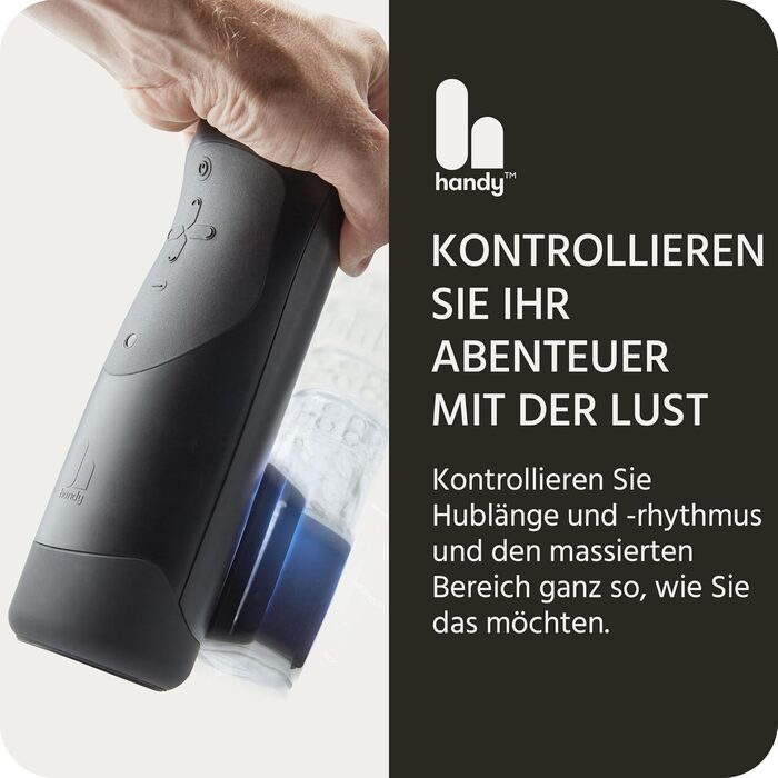 Інтерактивний чоловічий мастурбатор Handy з Wi-Fi/Bluetooth – VR-сумісний stroker для чоловіків