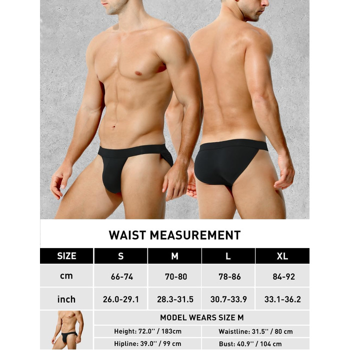 Труси чоловічі Caey Kevin з бавовни, дихаючі, комфортні, моделі K5-чорний, білий, червоний, синій (M, A1-чорний)