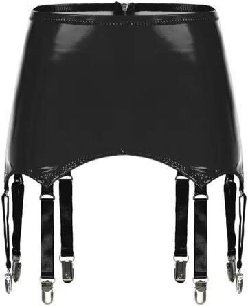 Жіночі стрічкоподібні стрічки для волосся, пояси, спідниці, шкіряні стрічки з металевими кліпсами, аксесуари для клубної моди, червоний колір, розмір 46