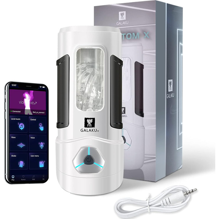 Електричний вібратор для чоловіків YcsLust з керуванням через додаток, 10 режимів вібрації та інтерактивні розваги