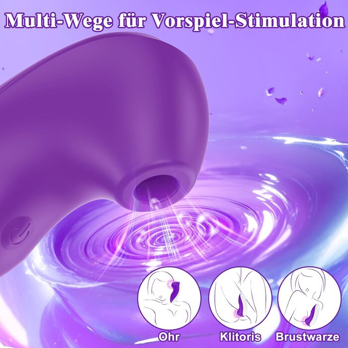 Вібратор для жінок з силікону, набір вібраторів з 7 режимами, тихий та потужний, фіолетовий