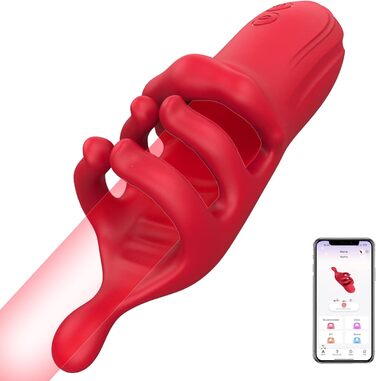 Мастурбатор для чоловіків з керуванням через додаток, 10 режимів вібрації, силікон