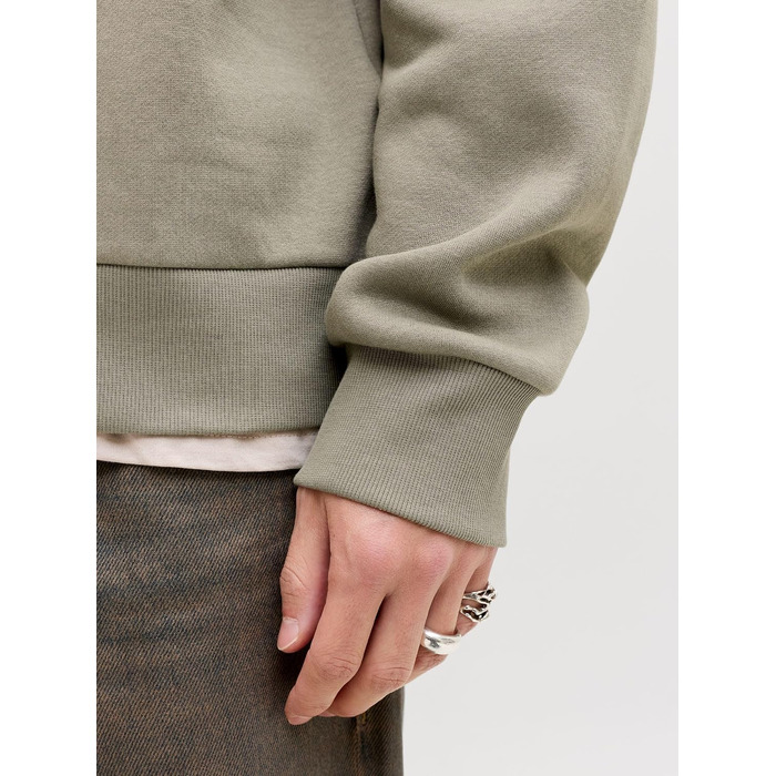 Чоловічий худі з капюшоном JACK & JONES Mae Logo Hoodie (розмір S, колір Vetiver)