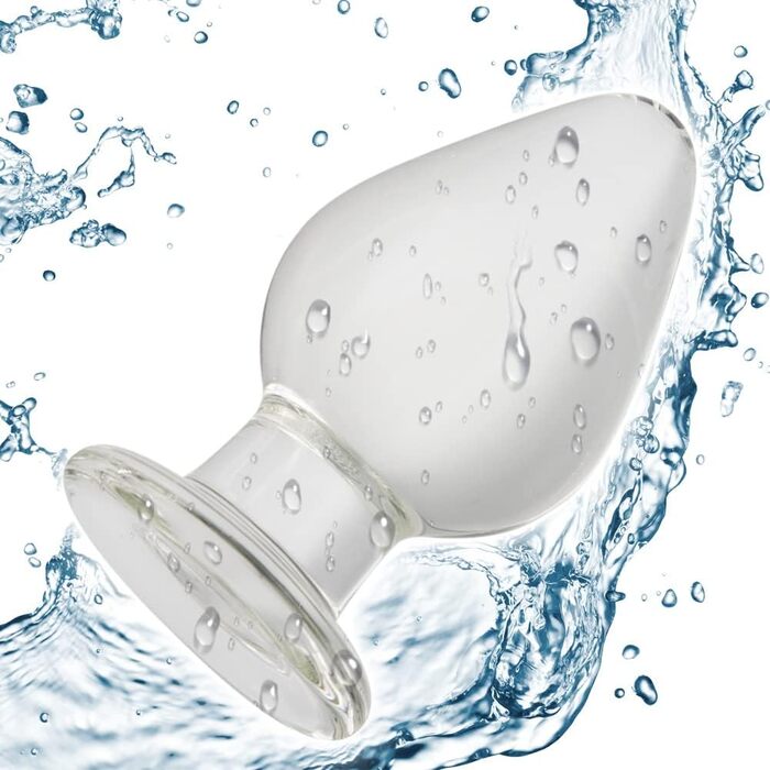 Анальний розширювач зі скляним конусом Kristall (6 см) для жінок та чоловіків