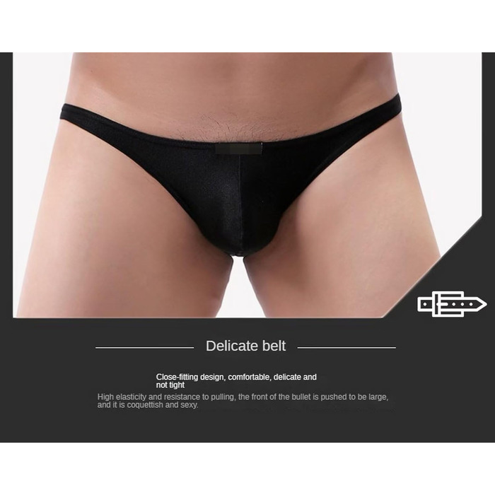 Танга чоловічі Faringoto, сірі, низька посадка (L)