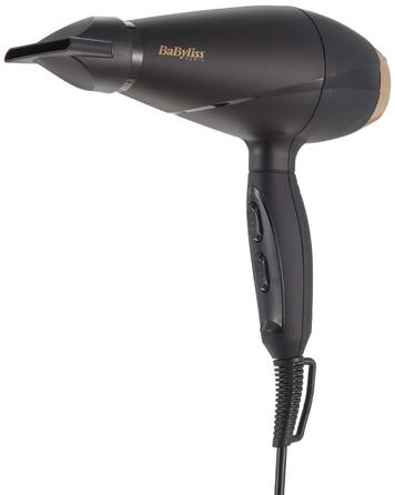 Фен для волосся BaByliss 6704E Power Pro 2000, професійний, чорний