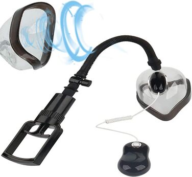 Електричний вібраційний сукун для жінок 2-в-1, набір з вакуумним насосом та 20 режимів вібрації. Інтимна іграшка для дорослих