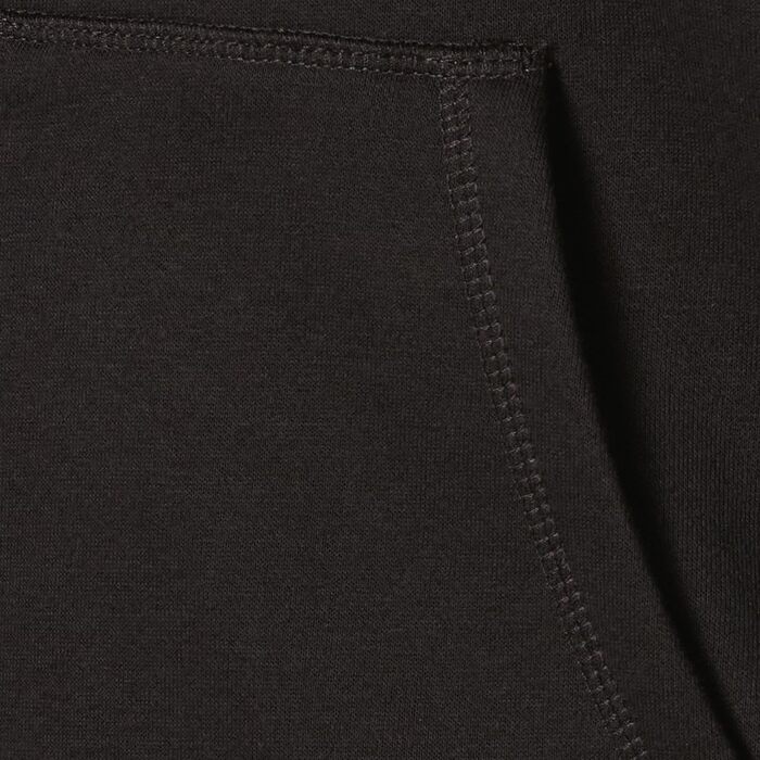 Чоловіча флісова толстовка з капюшоном та блискавкою Amazon Essentials, розмір XL, чорна (Big & Tall)