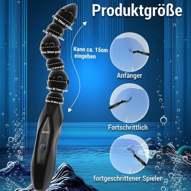 Вібруючий анальний масажер для простати LYMAIS - стимуляція G-точки, 10 режимів, комплект