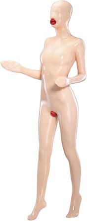 Латексний комбінезон для жінок YXFHHY – сексуальний набір, без застібки-блискавки, білий, для інтимних ігор